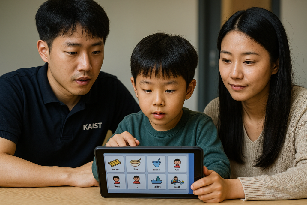 KAIST·네이버, 자폐 아동 위한 AI 커뮤니케이션 앱 개…