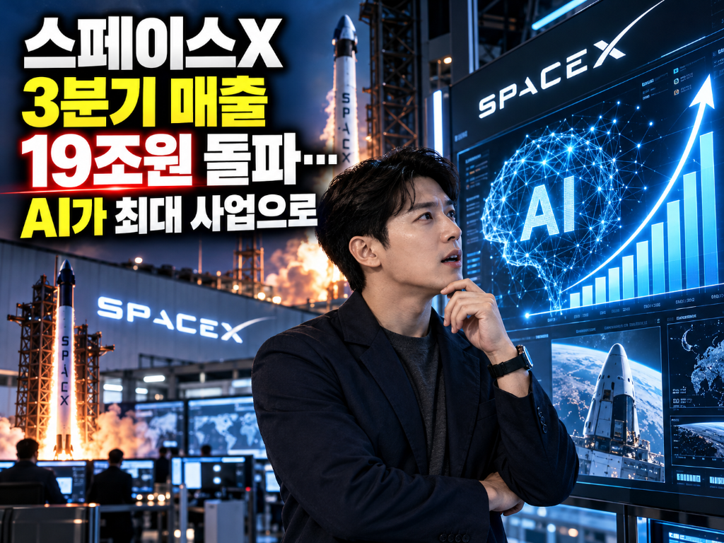 스페이스X 3분기 매출 19조원 돌파…AI가 최대 사업으로